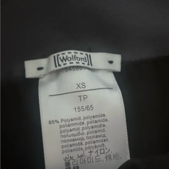 Wolford Black Biker Shorts - Picture 5 of 5